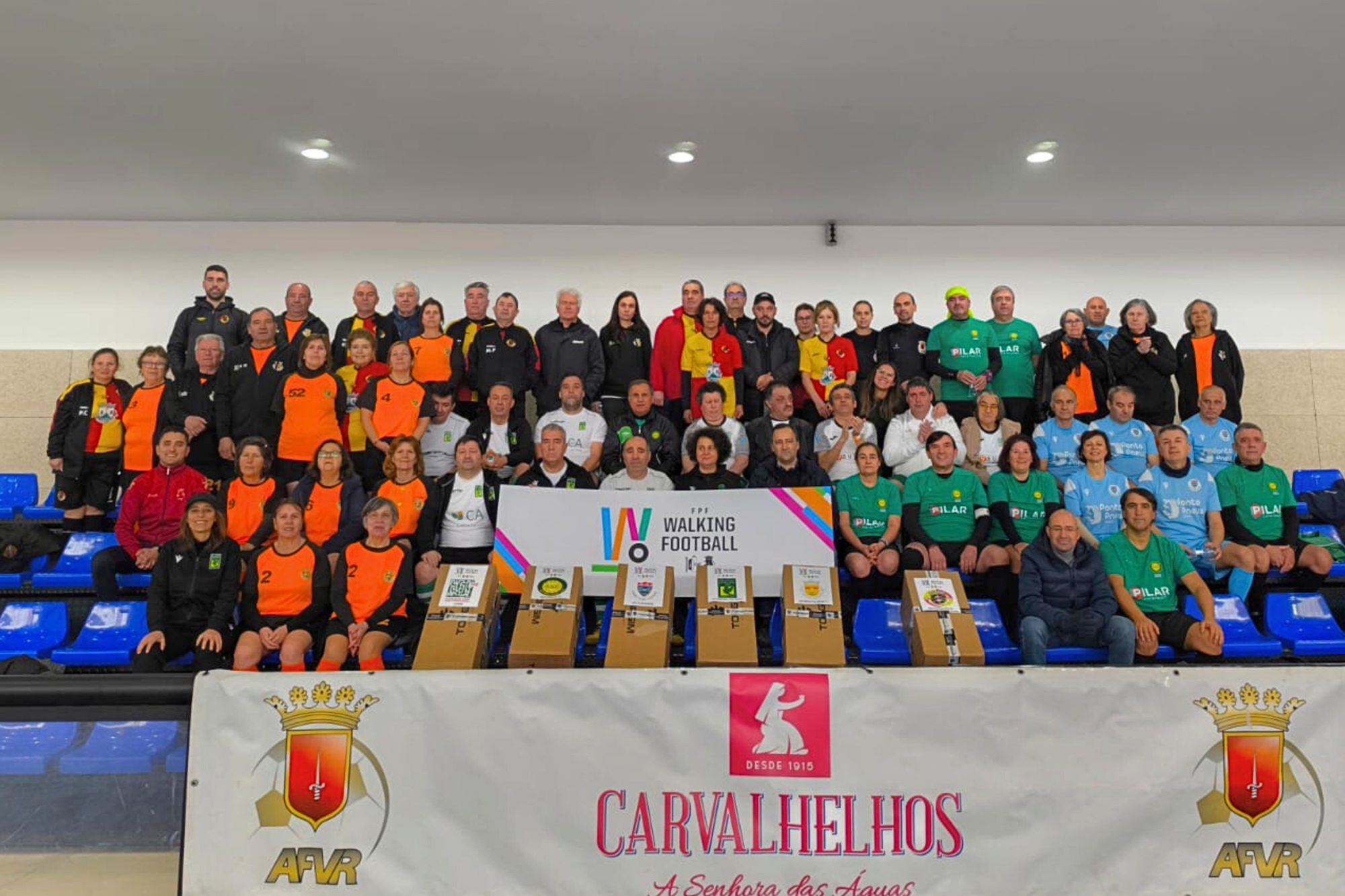 Entrega dos Kits de Walking Football